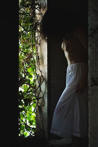 tall window artistic nude photo by model afroditeyannakis