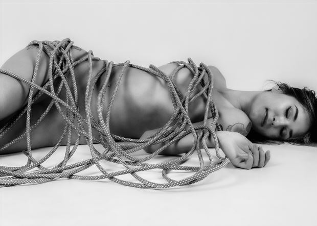 tangled artistic nude artwork by photographer red amber studios