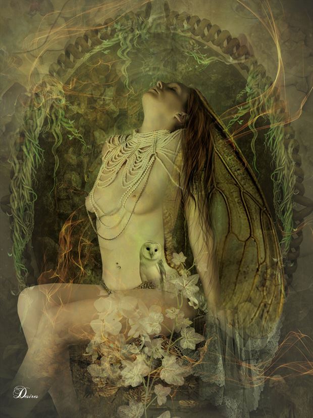 tatiana fairy queen artistic nude artwork by artist digital desires