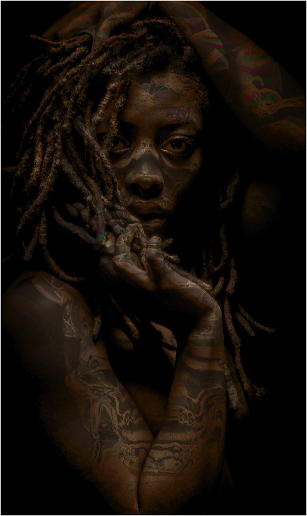 tattooed artistic nude photo by photographer maxxx