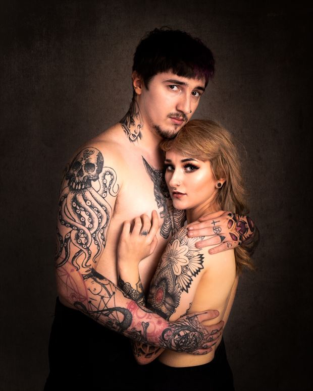 tattoos alternative model photo by photographer colin winstanley
