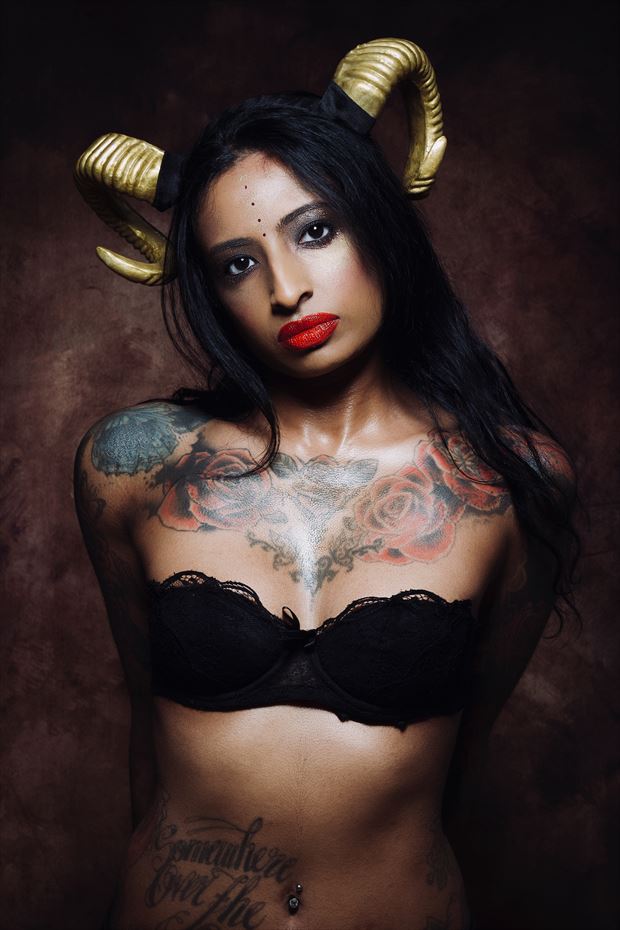 tattoos cosplay photo by model savannah sapphire