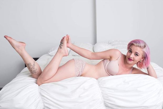 tattoos lingerie photo by model kassidy quinn