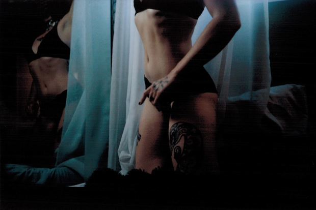 tattoos lingerie photo by model raine