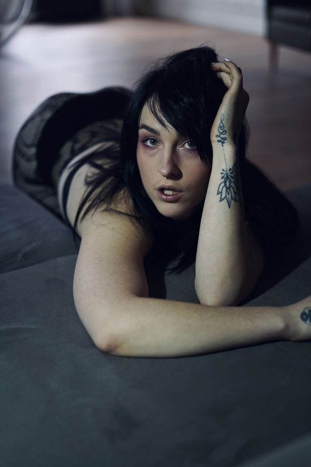 tattoos lingerie photo by model sindija