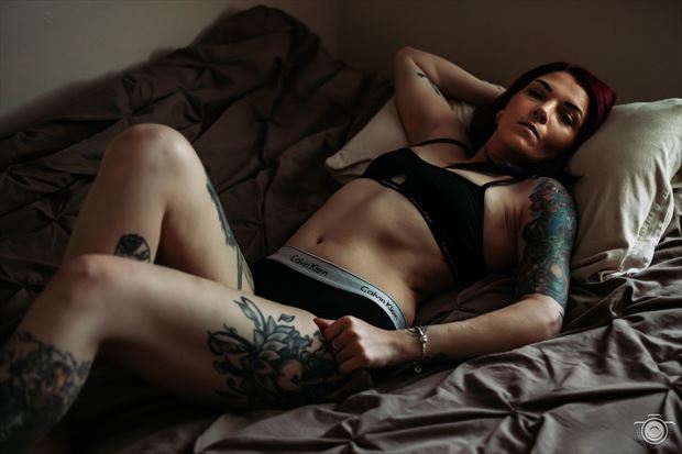 tattoos lingerie photo by model taylor ashley 