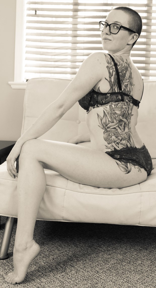 tattoos lingerie photo by model vera may