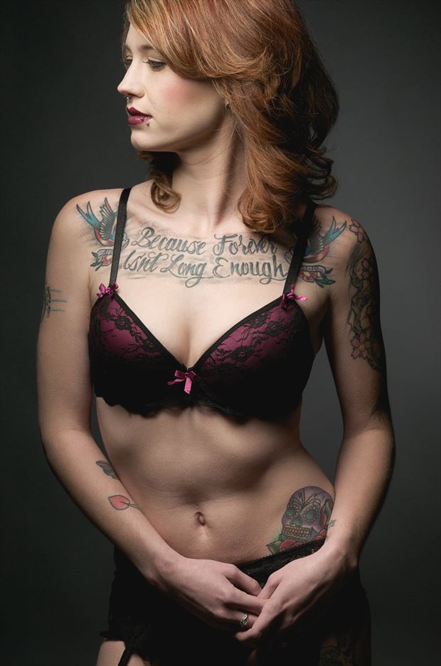 tattoos lingerie photo by photographer michaeljhuxley