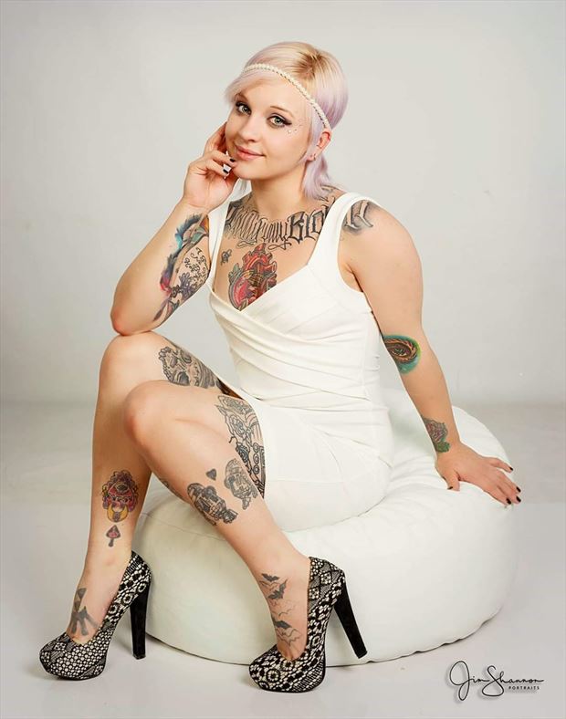 tattoos pinup photo by model kassidy quinn