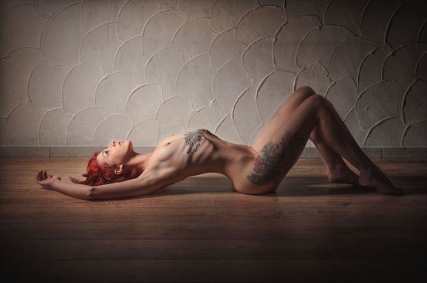 tattoos silhouette photo by model ruga veneno
