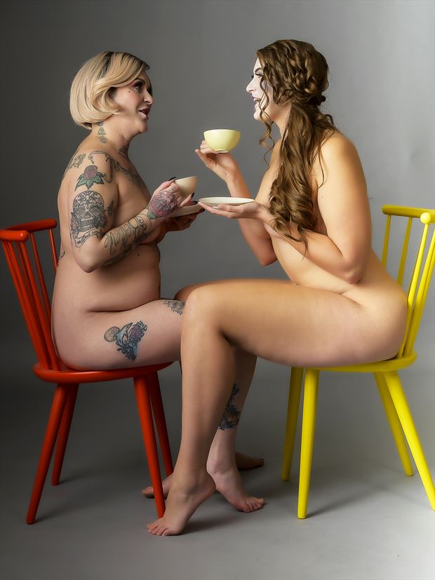tea time 3 artistic nude artwork by photographer photo kubitza