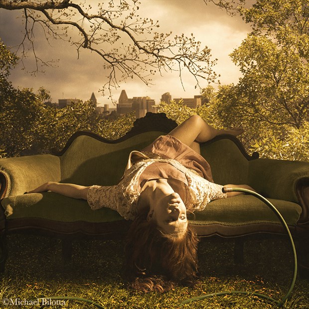 the Hissing of Summer Lawns Surreal Photo by Photographer Michael Bilotta