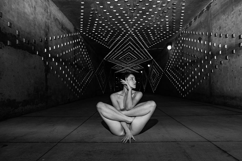 the belleview station artistic nude photo by model ahna green