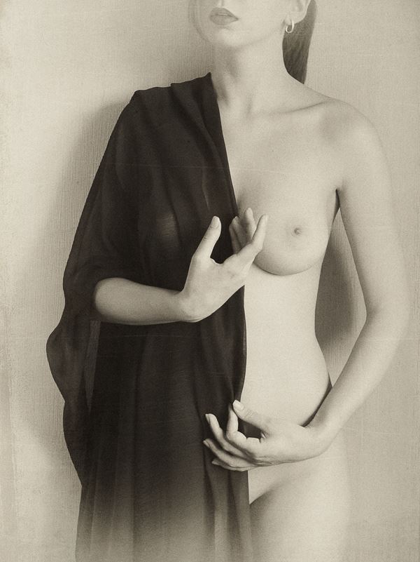 the black veil artistic nude photo by photographer nobudds