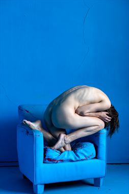 the blue chair 2 artistic nude photo by photographer lamont s art works