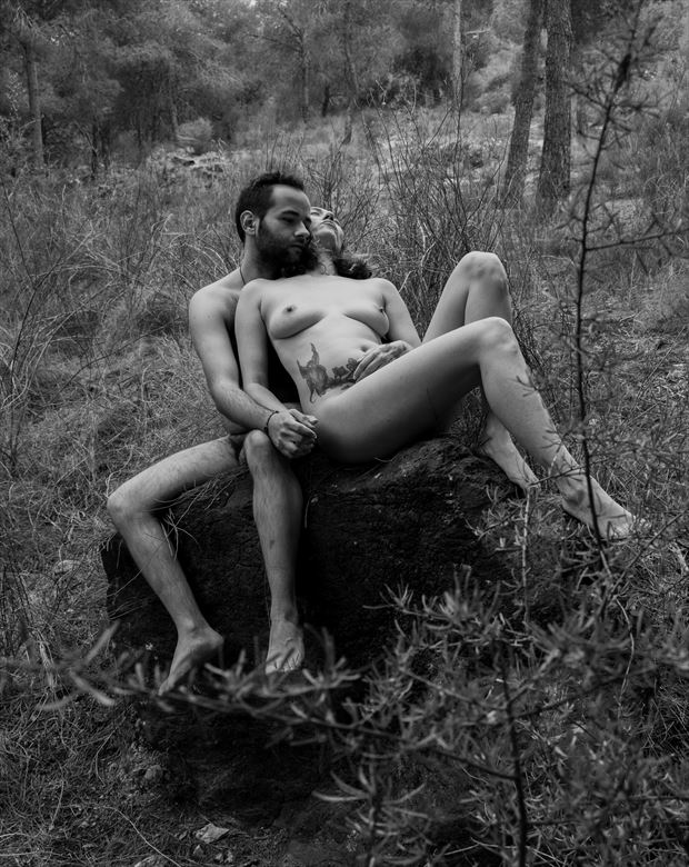 the couple artistic nude photo by artist sr gris