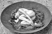 the fire pit artistic nude photo by photographer richard maxim