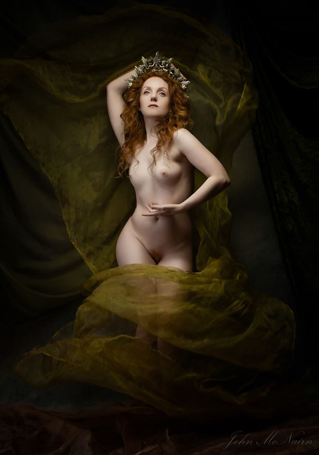 the forest mother artistic nude photo by photographer john mcnairn