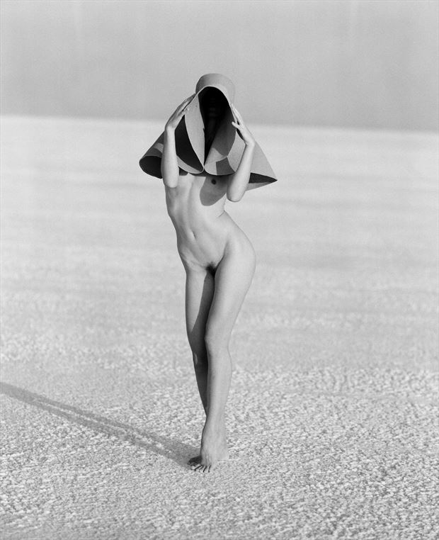 the hat ii artistic nude artwork by photographer christopher ryan