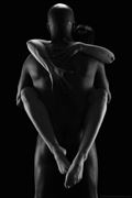 the hug artistic nude photo by model iris suarez