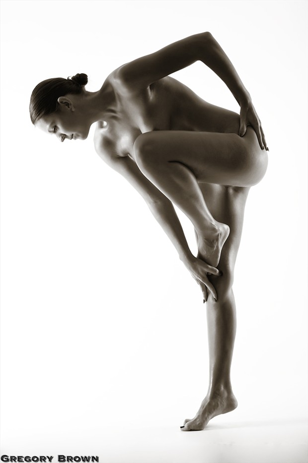 the implied Artistic Nude Photo by Model Chika