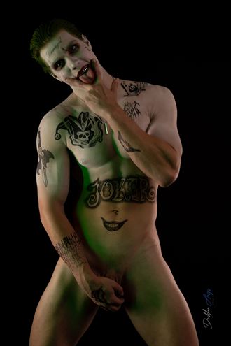 the joker artistic nude artwork by photographer decklan aegis