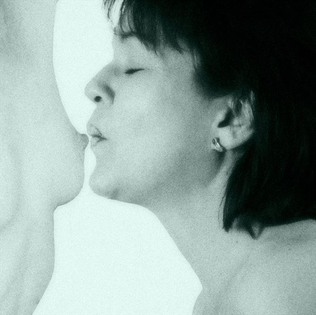 the kiss artistic nude photo by photographer ton de vrind