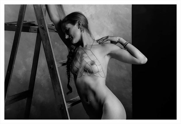 the ladder 2 artistic nude photo by model suneadura
