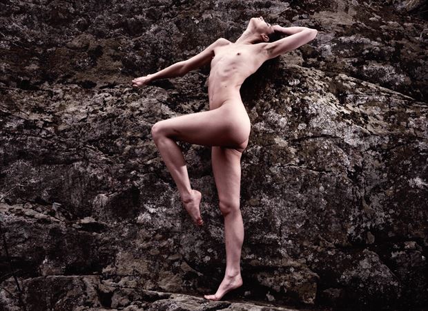 the ledge artistic nude artwork by photographer passion for art