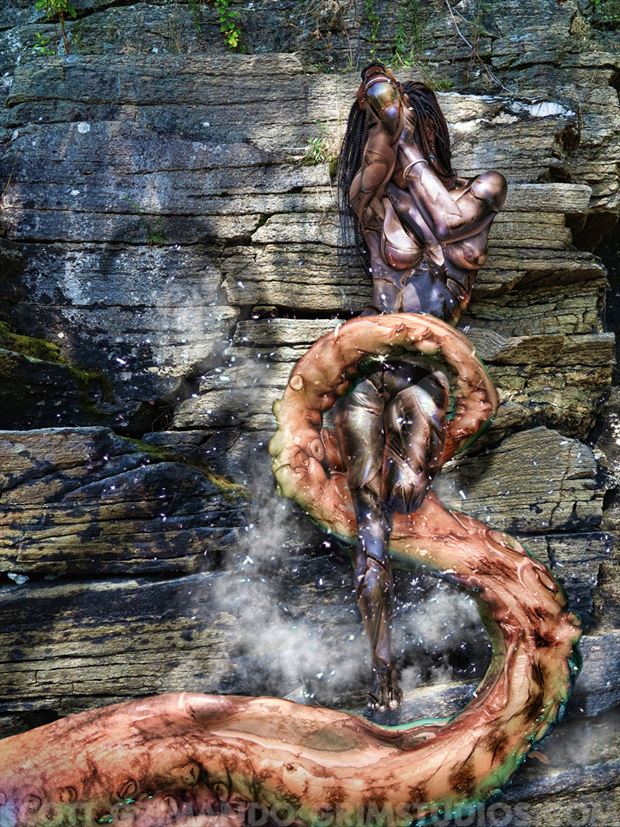 the ledges tentacles surreal photo by artist scott grimando