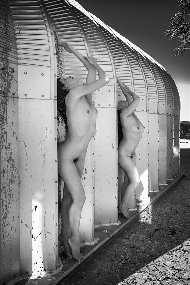 the living artworks of desert station 7 artistic nude photo by photographer philip turner