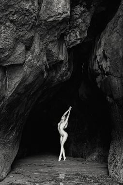 the lure of the chasm artistic nude photo by photographer john mcnairn