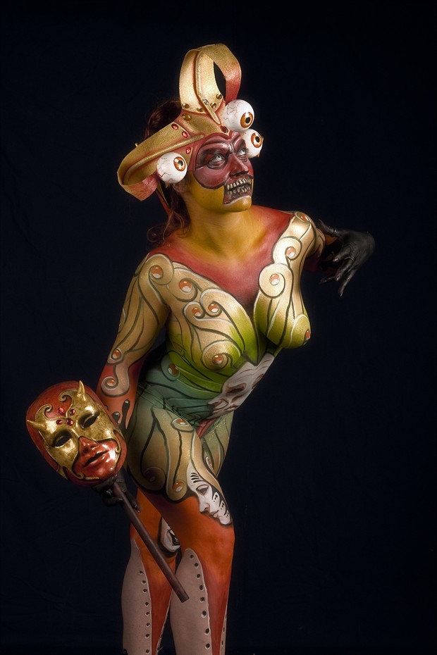 the mask Body Painting Photo by Photographer Andrea Peria