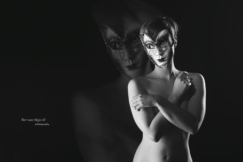 the masked sensual photo by model j k model