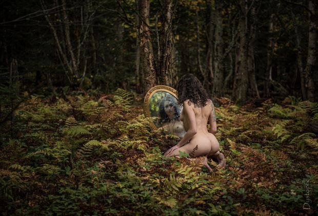 the mirror artistic nude artwork by photographer dystopix photo
