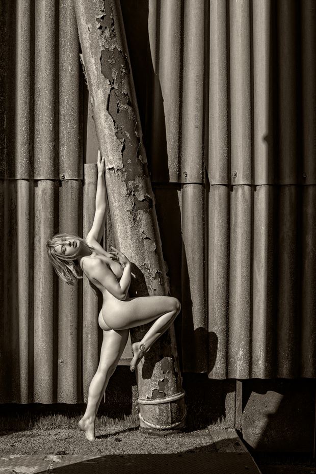 the old grain silo artistic nude photo by photographer maxoperandi