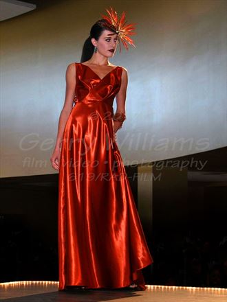 the orange gown glamour photo by photographer filmist