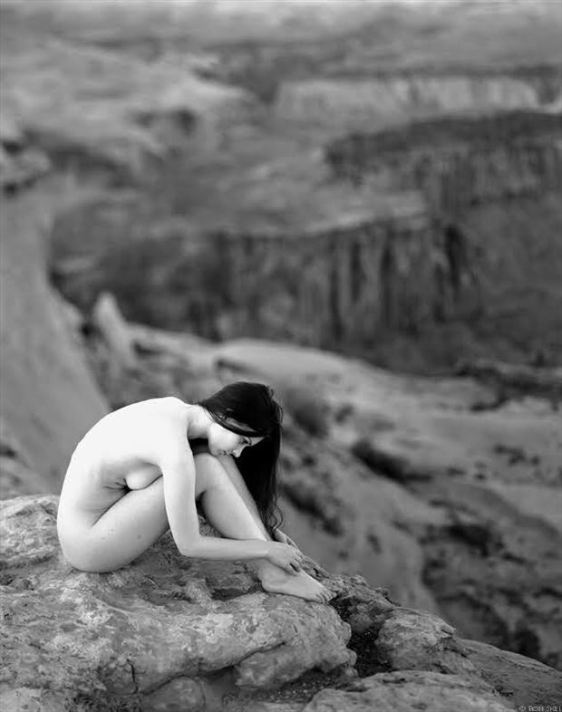the overlook artistic nude photo by model muirina fae