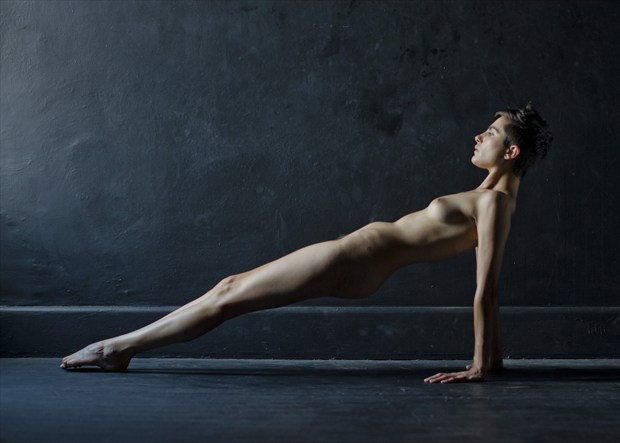 the plank artistic nude artwork by photographer alan h bruce