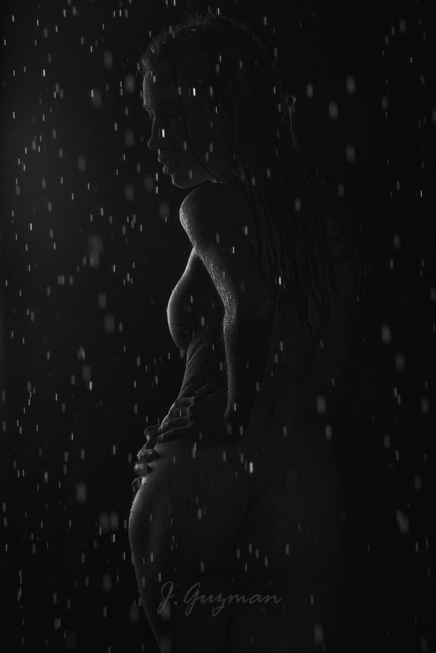 the rain artistic nude photo by photographer j guzman