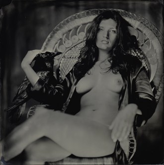 the raven and the peacockchair Artistic Nude Photo by Photographer guncotton