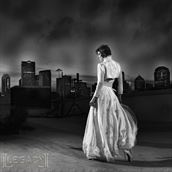 the rooftop in b w sensual photo by photographer legacyphotographyllc