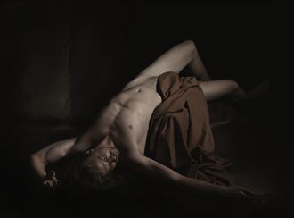 the sacrifice artistic nude artwork by artist hruby