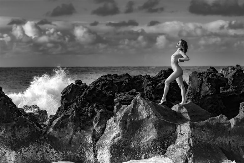 the siren and the sea artistic nude photo by photographer opp_photog