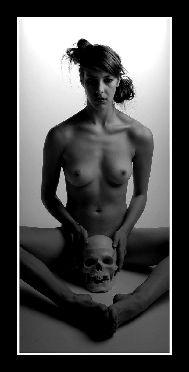 the skull artistic nude photo by photographer lsf photography