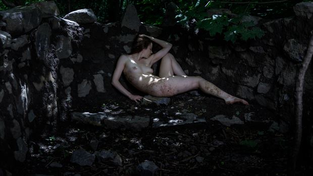 the soul of the forest in the castle 1 artistic nude photo by photographer claude frenette