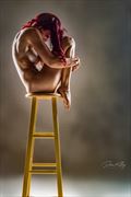 the stool artistic nude photo by photographer dk artistics