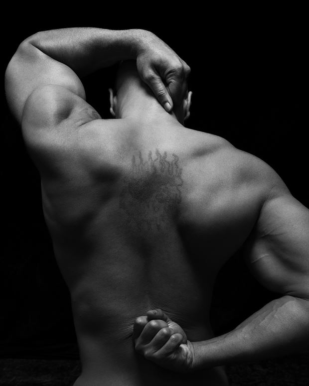 the strength within artistic nude photo by photographer david clifton strawn