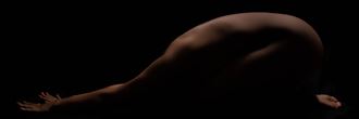 the stretch artistic nude photo by photographer michael davis