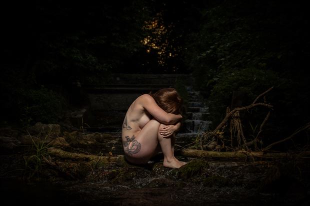 the struggle artistic nude photo by photographer paul brady